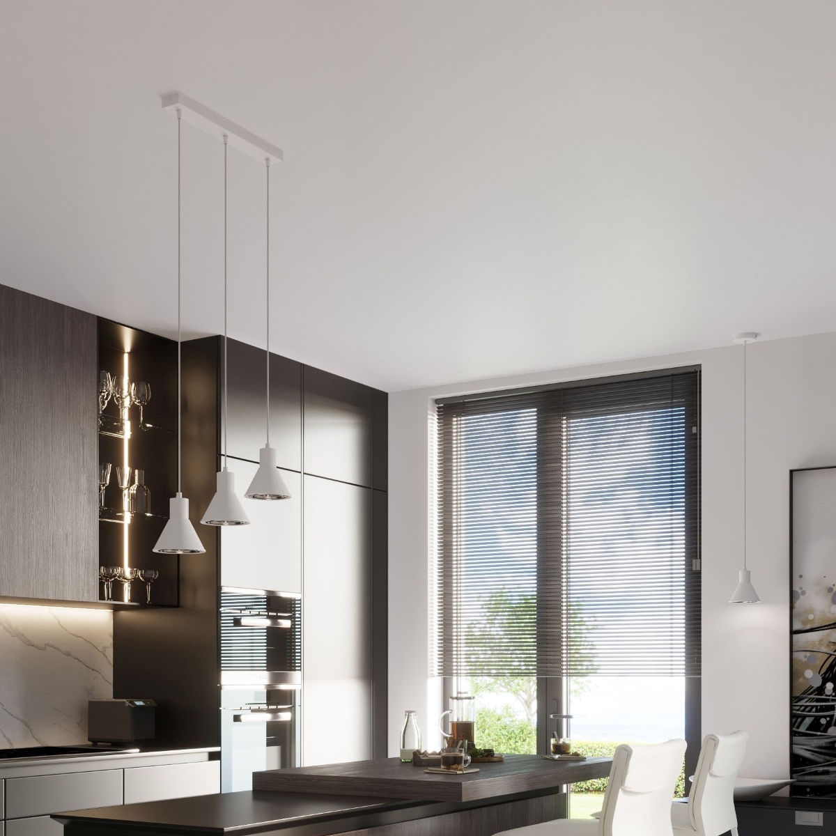 Hängeleuchte TALEJA 3 weiß [ES111]g