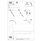 Wandleuchte VEGA 30 Betong
