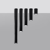 Deckenleuchte LAGOS 60 schwarzg