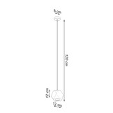 Hängeleuchte WOODY Naturholzg