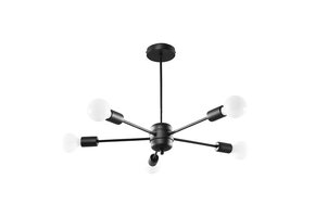 Kronleuchter LANGO 5 schwarz