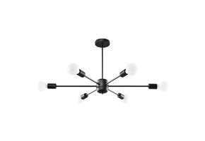 Kronleuchter LANGO 6 schwarz