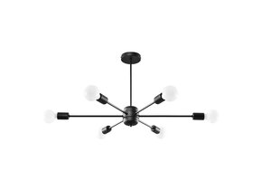 Kronleuchter LANGO 6 schwarz