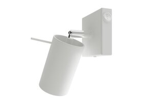 Wandleuchte RING weiß mit einem Schalter