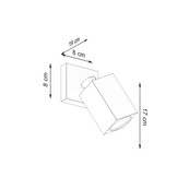 Wandleuchte KEKE Eicheg