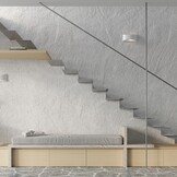 Lackierte Wandleuchte VIXEN weiß glänzendg