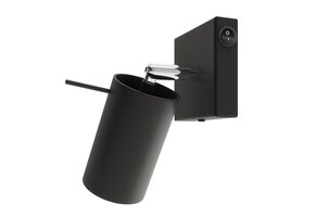 Wandleuchte RING schwarz ein Schalter
