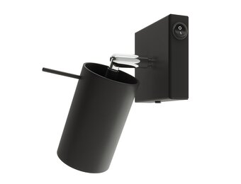 Wandleuchte RING schwarz ein Schalter