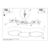 Deckenleuchte CIRCLE 3A weißg