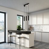 Hängeleuchte RING 3 schwarzg