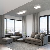 Deckenleuchte SQUARE 1 weißg