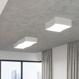 Deckenleuchte SQUARE 1 weißg