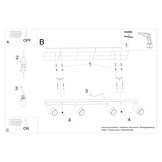 Deckenleuchte NERO 4 schwarz/chromg