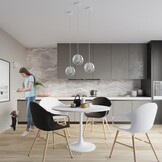 Deckenleuchte TULOS weißg