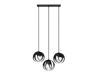 Hängeleuchte TULOS 3L schwarz