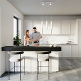 Hängeleuchte RING 3 weißg