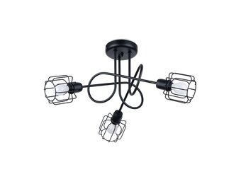 Kronleuchter BELUCI 3S schwarz