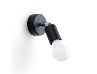 Wandleuchte FORNES 1 schwarz