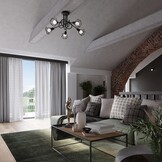 Wandleuchte ARTEMIS 1 schwarzg