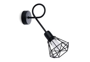 Wandleuchte ARTEMIS 1S schwarz