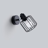 Wandleuchte BELUCI 1 schwarzg