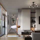 Deckenleuchte BELUCI 2 schwarzg