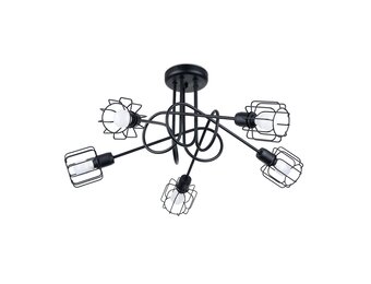 Kronleuchter BELUCI 5S schwarz