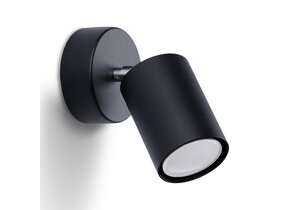 Wandleuchte LEMMI 1 schwarz