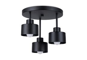 Deckenleuchte SAVAR 3 schwarz