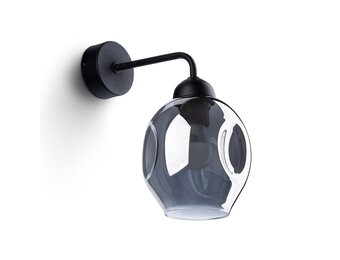 Wandleuchte FILLAN 1 schwarz