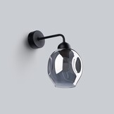 Wandleuchte FILLAN 1 schwarzg