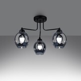 Kronleuchter FILLAN 3 schwarzg