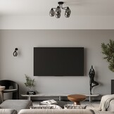 Kronleuchter FILLAN 3 schwarzg