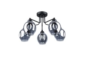 Kronleuchter FILLAN 5 schwarz