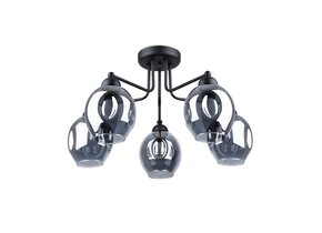 Kronleuchter FILLAN 5 schwarz