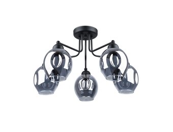 Kronleuchter FILLAN 5 schwarz