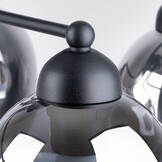 Kronleuchter FILLAN 5 schwarzg