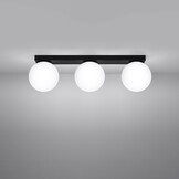 Deckenleuchte YOLI 3 schwarzg