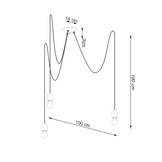 Kronleuchter NESO 3g