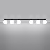 Deckenleuchte YOLI 6 schwarzg