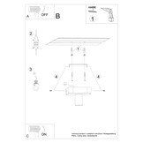 Deckenleuchte TAVO 1g