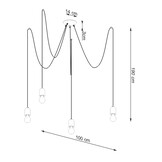 Kronleuchter NESO 5g