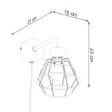 Wandleuchten SUBA schwarzg