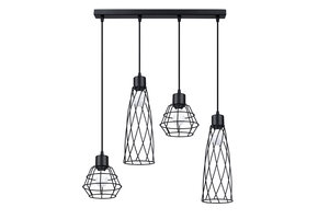Pendelleuchten SUBA 4L schwarz
