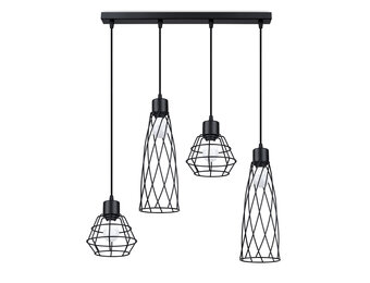 Pendelleuchten SUBA 4L schwarz