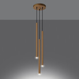 Pendelleuchten PASTELO 3P goldeng