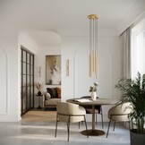 Wandleuchten PASTELO 2 goldeng