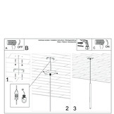Pendelleuchten PASTELO 1 glanzgoldg