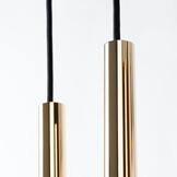 Pendelleuchten PASTELO 3P glanzgoldg