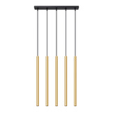 Pendelleuchten PASTELO 5L glanzgoldg